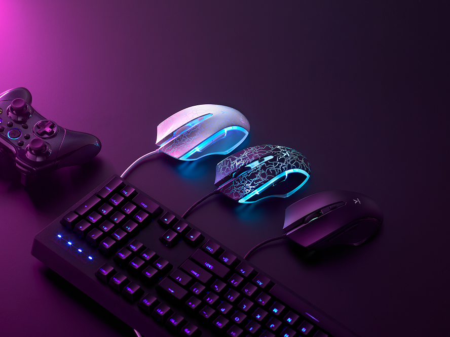 微动升级！引擎升级！ 雷柏经典中手型ID V20S光学游戏鼠标2023版上市