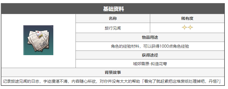 崩坏星穹铁道旅行见闻怎么获得 旅行见闻获得方法途径攻略