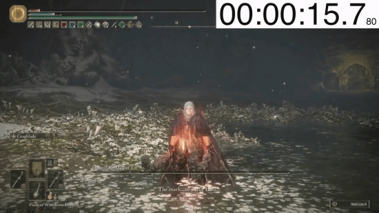 恐怖如斯！《艾尔登法环》玩家15秒速杀女武神