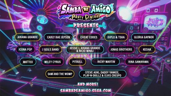 《Samba de Amigo：摇摇乐派对》收录乐曲公开第一弹！
