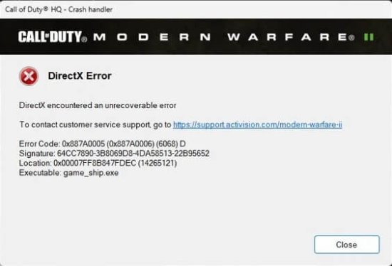 《COD19》在AMD VegaGPU上出现故障 DX报错无法启动