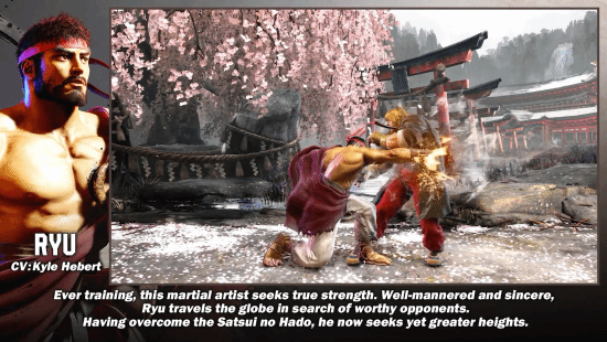 《街霸6》“隆”角色介绍片：吃我一记波动拳