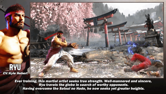《街霸6》“隆”角色介绍片：吃我一记波动拳