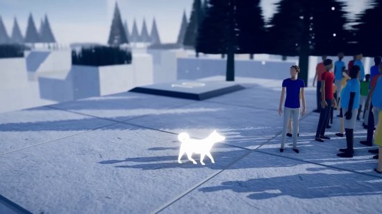 PS动作解谜游戏《Humanity》公开预告 化身柴犬拯救人类