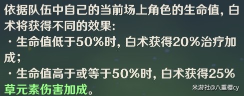 《原神》白术技能机制详解与出装、配队攻略 白术详细配队指南
