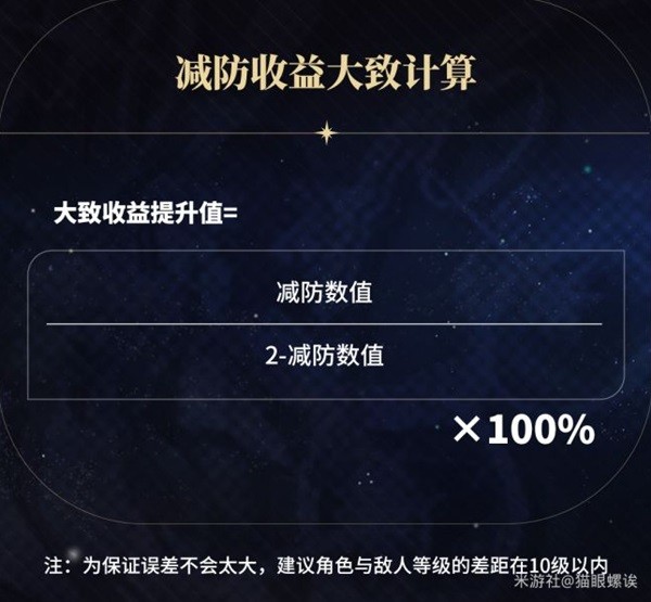 《崩坏星穹铁道》减防效果解析 减防机制介绍