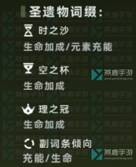 原神白术武器圣遗物推荐