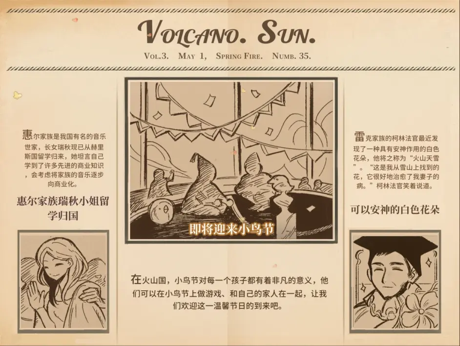 《火山的女儿》游戏共有多少份报纸？全报纸收集一览