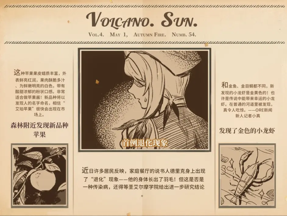 《火山的女儿》游戏共有多少份报纸？全报纸收集一览