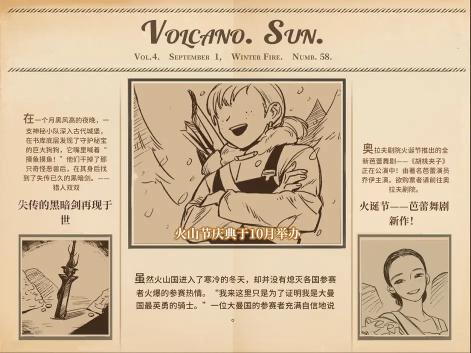 《火山的女儿》游戏共有多少份报纸？全报纸收集一览