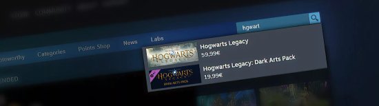 Steam搜索栏终于变智能！输错了也能查到游戏