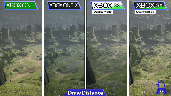 《霍格沃茨之遗》Xbox画面对比：Xbox One 720p不锁帧