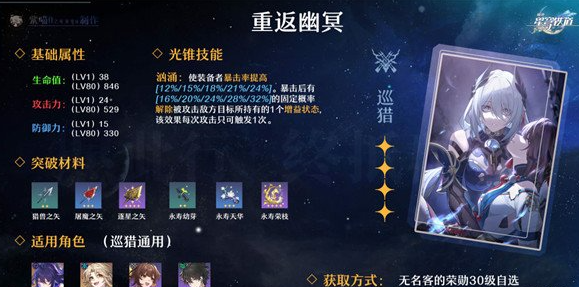 《崩坏星穹铁道》重返幽冥怎么样 重返幽冥巡猎命途攻略分享