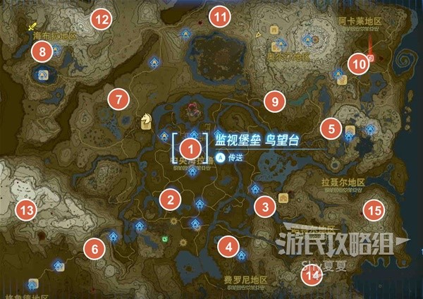 《塞尔达传说王国之泪》鸟望台解锁攻略 萨哈斯拉平原鸟望台怎么解锁