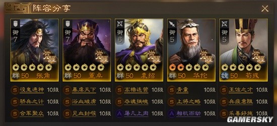 《三国志战棋版》主流PVP队伍盘点 应战棋道会