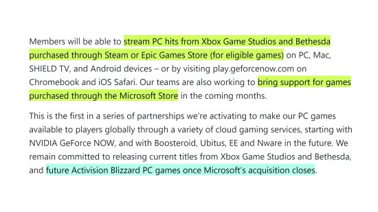 微软确认：Epic、Steam平台都可以用英伟达GeForceNow传输