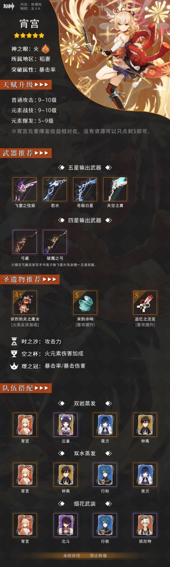 《原神》宵宫怎么培养？  3.7版宵宫培养推荐