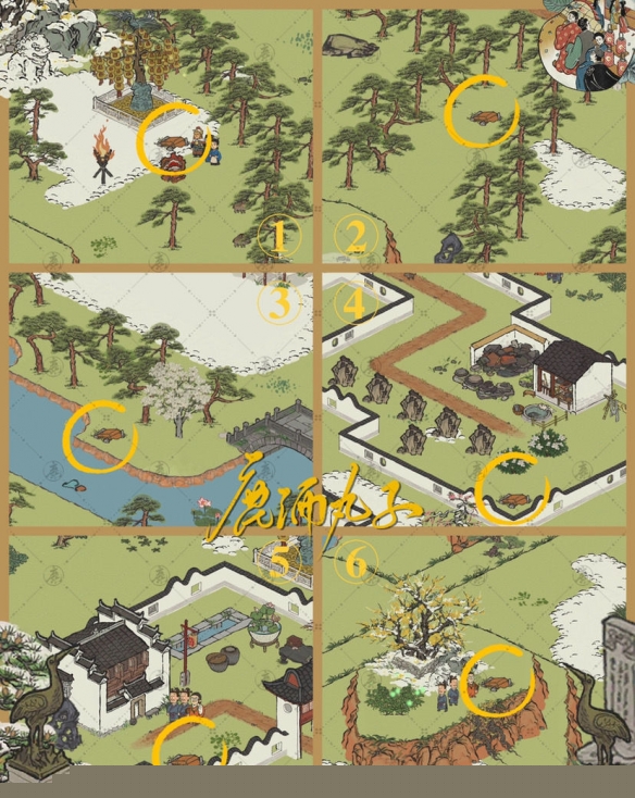 江南百景图全探险宝箱位置大全