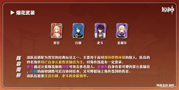 《原神》3.7版宵宫全方位培养解析 宵宫技能介绍与出装、配队教程