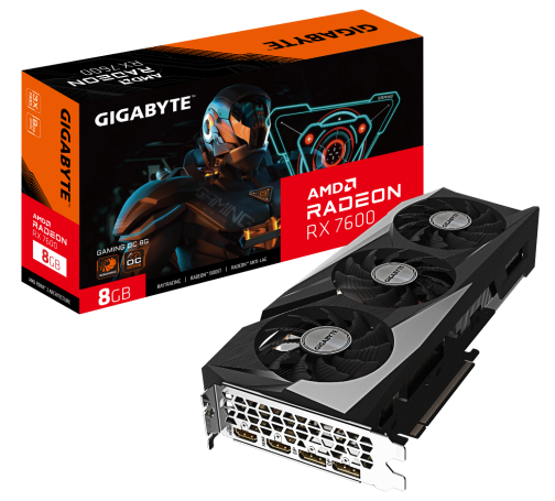 技嘉发布AMD Radeon RX 7600显卡，风之力散热系统为1080p游戏和串流提供强劲性能