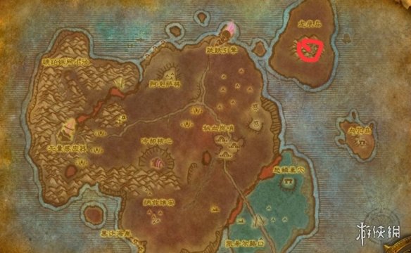 《魔兽世界》龙爪丘陵位置攻略