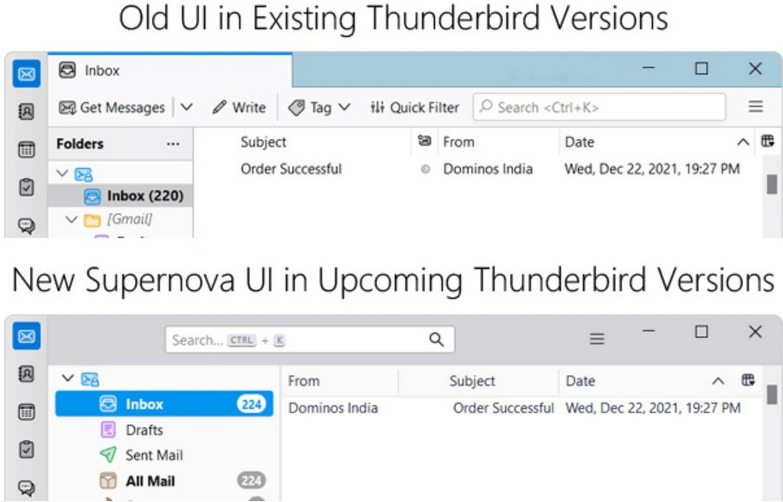 Mozilla旗下Thunderbird邮件客户端完全重构,7月发布全新115版本