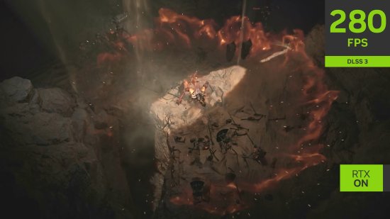 英伟达发布《暗黑破坏神4》新预告：DLSS3开启后帧数大涨！
