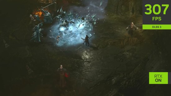 英伟达发布《暗黑破坏神4》新预告：DLSS3开启后帧数大涨！