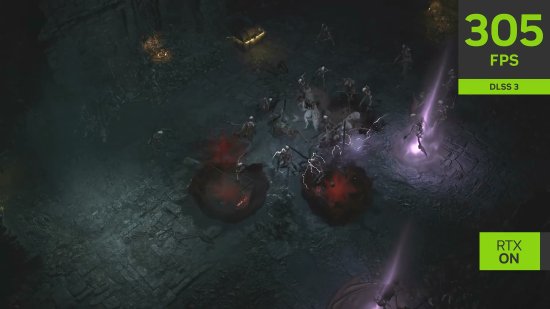 英伟达发布《暗黑破坏神4》新预告：DLSS3开启后帧数大涨！