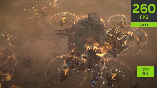 英伟达发布《暗黑破坏神4》新预告：DLSS3开启后帧数大涨！