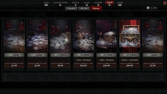 《暗黑破坏神4》部分皮肤售价将近200元：但不影响游玩