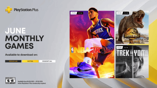 6月美服PS+会免阵容公布：《NBA 2K23》《黄泉之路》《侏罗纪世界：进化2》