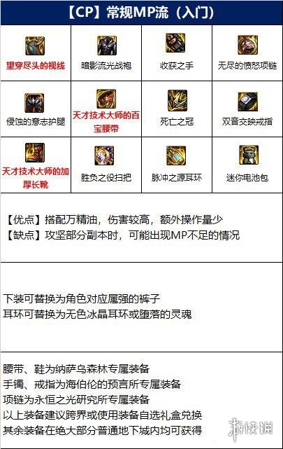 《dnf》110级魔道装备搭配推荐