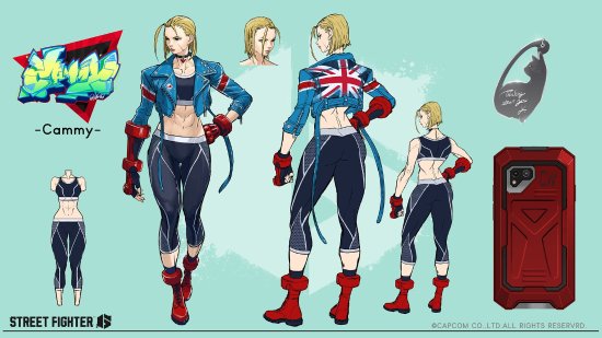 卡普空谈《街霸6》嘉米造型变化 分享服装原画