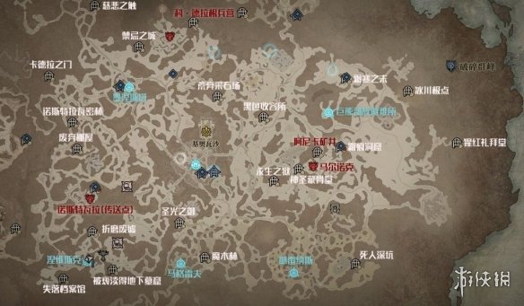 《暗黑破坏神4》前五章地图传送点在哪？前五章祭坛与威能副本位置分享