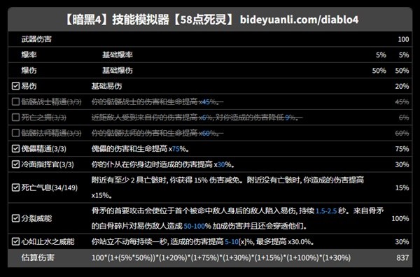 《暗黑破坏神4》专家模式召唤流荆棘死灵Build推荐