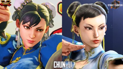 《街霸6》《街霸5》人物对比：刻画细节全面提升