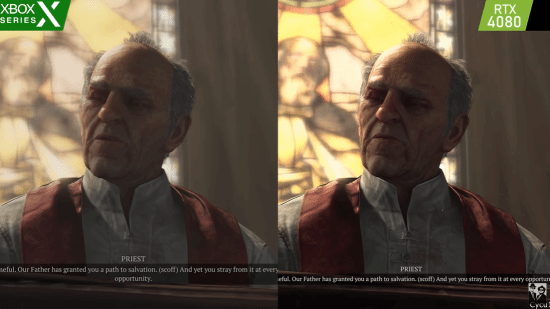 《暗黑4》XSX和RTX4080画面对比：主机版有些糊