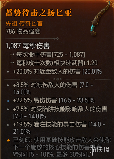 《暗黑破坏神4》双陷阱游侠速刷34层大秘境BD攻略