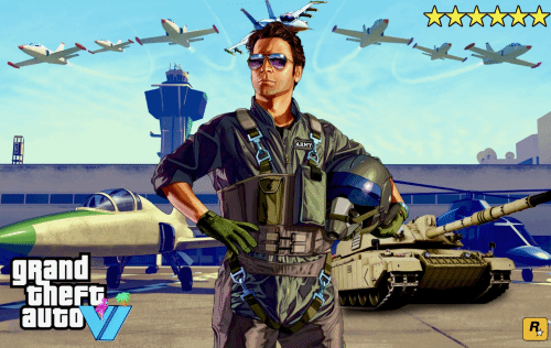 曝《GTA6》将有6星通缉 坦克、战机进行军事打击