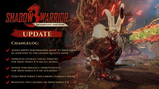 《影子武士3：最终版》新版本：XSS也能六十帧