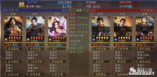 《三国志战略版》双核弹群弓武将搭配分享