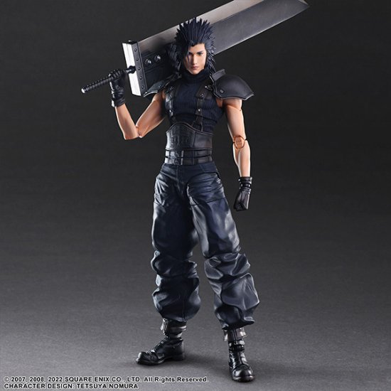 《FF7重生》扎克斯官方手办：多种姿势握持破大剑！