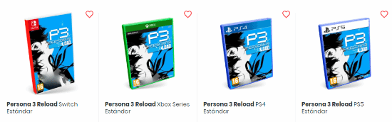 《P3重制版》实体盘疑泄露：PS4/5和NS版也曝光！