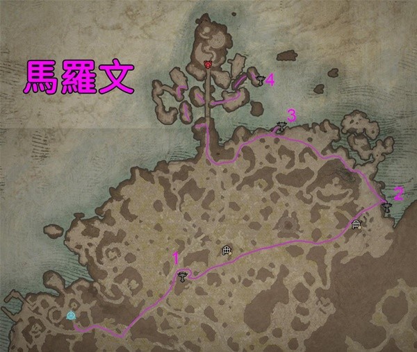《暗黑破坏神4》斯科斯格伦地区莉莉丝祭坛位置与路线分享