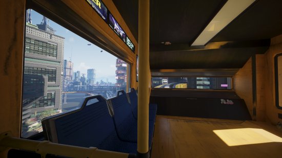 《赛博朋克2077》新MOD 完善地铁MOD车厢内部环境