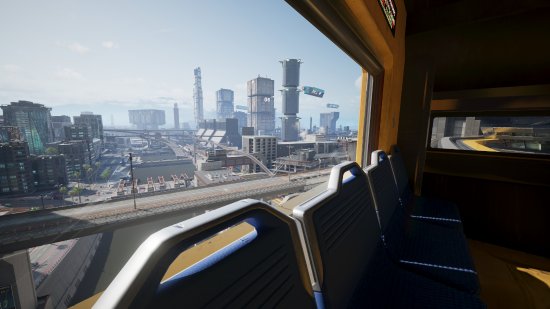 《赛博朋克2077》新MOD 完善地铁MOD车厢内部环境