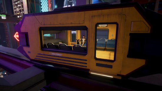 《赛博朋克2077》新MOD 完善地铁MOD车厢内部环境