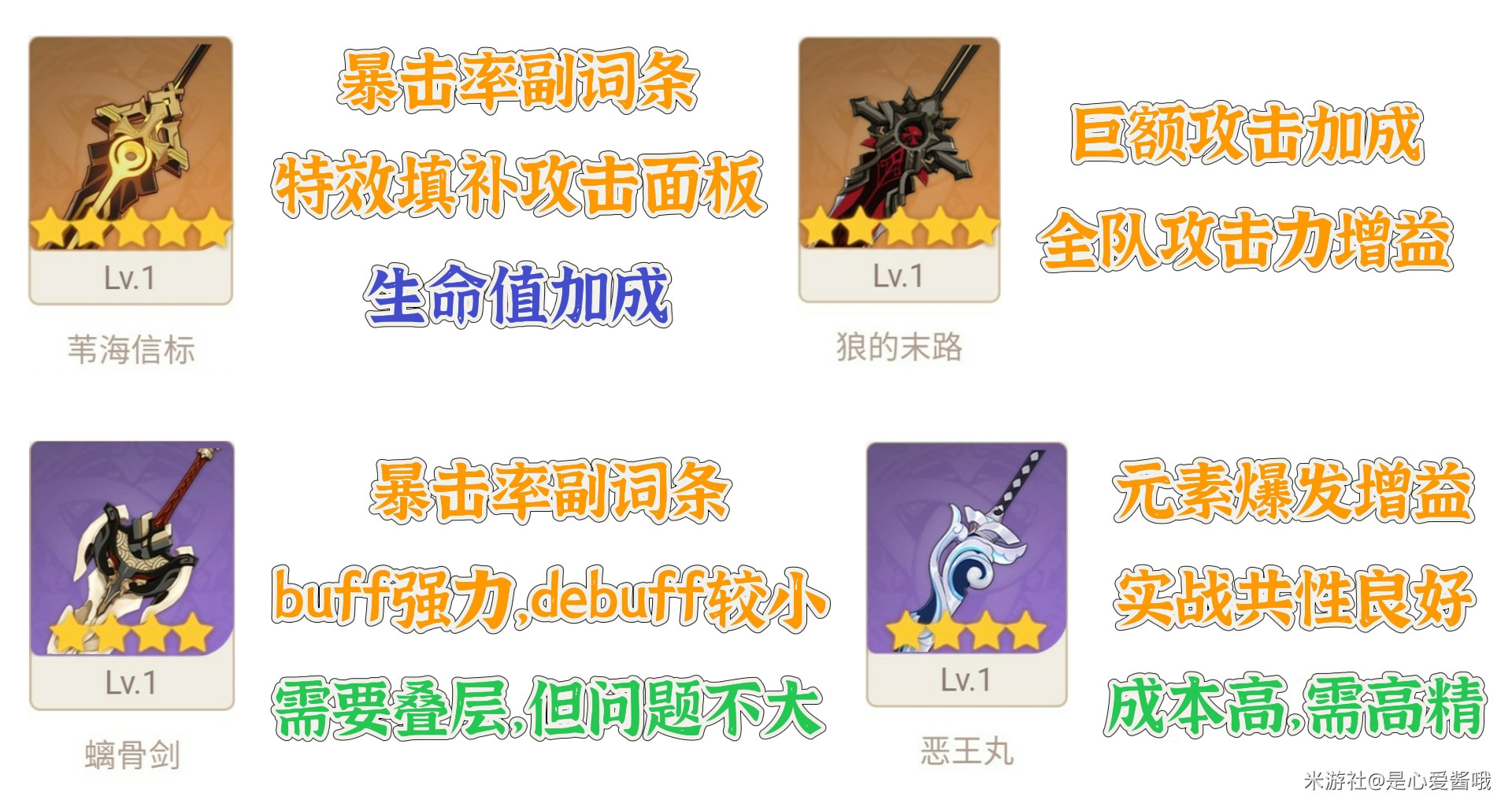 原神北斗详细培养攻略