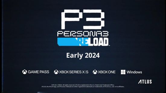 《女神异闻录3：Reload》公布 首发加入XGP